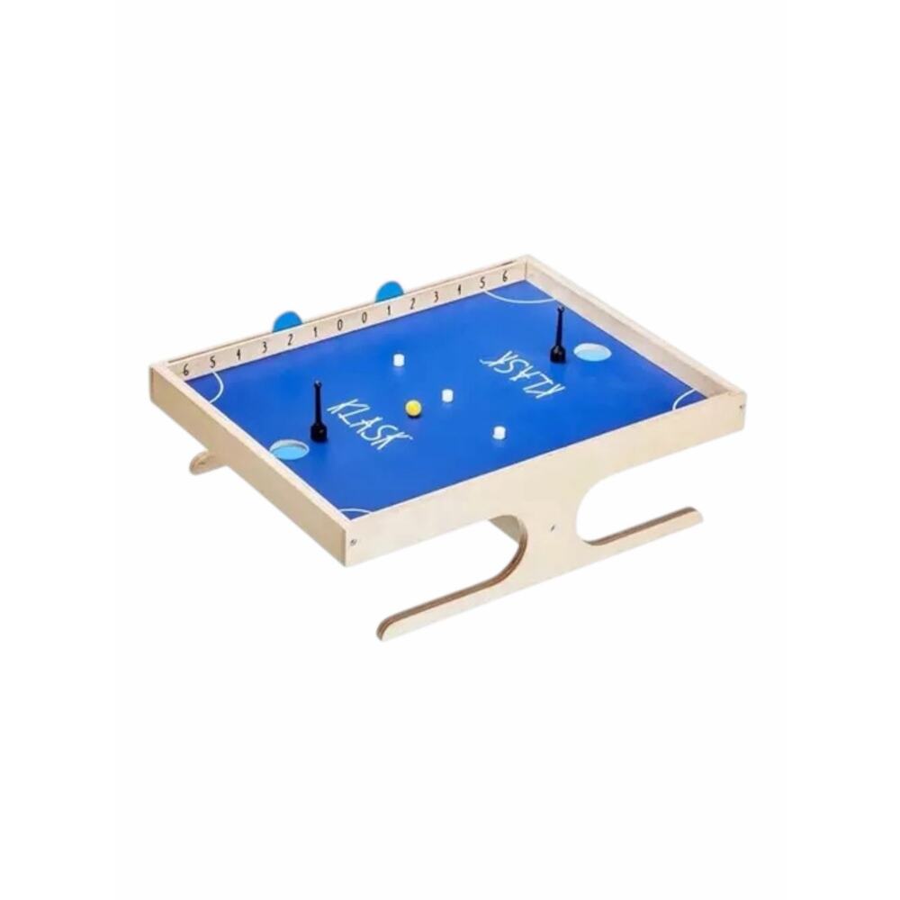KLASK Magnetic Tabletop Skill Game Wooden Board Complete w/ Accessories